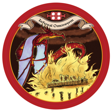 Infernal Omenwyren The largest fire dragon - fearsome!