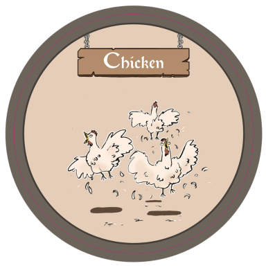 Chickens Don't get in a flap...although dragons love Chicken Sandwiches!