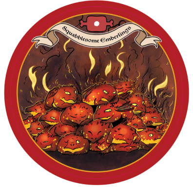 Squabblesome Emberlings The smallest fire dragons.